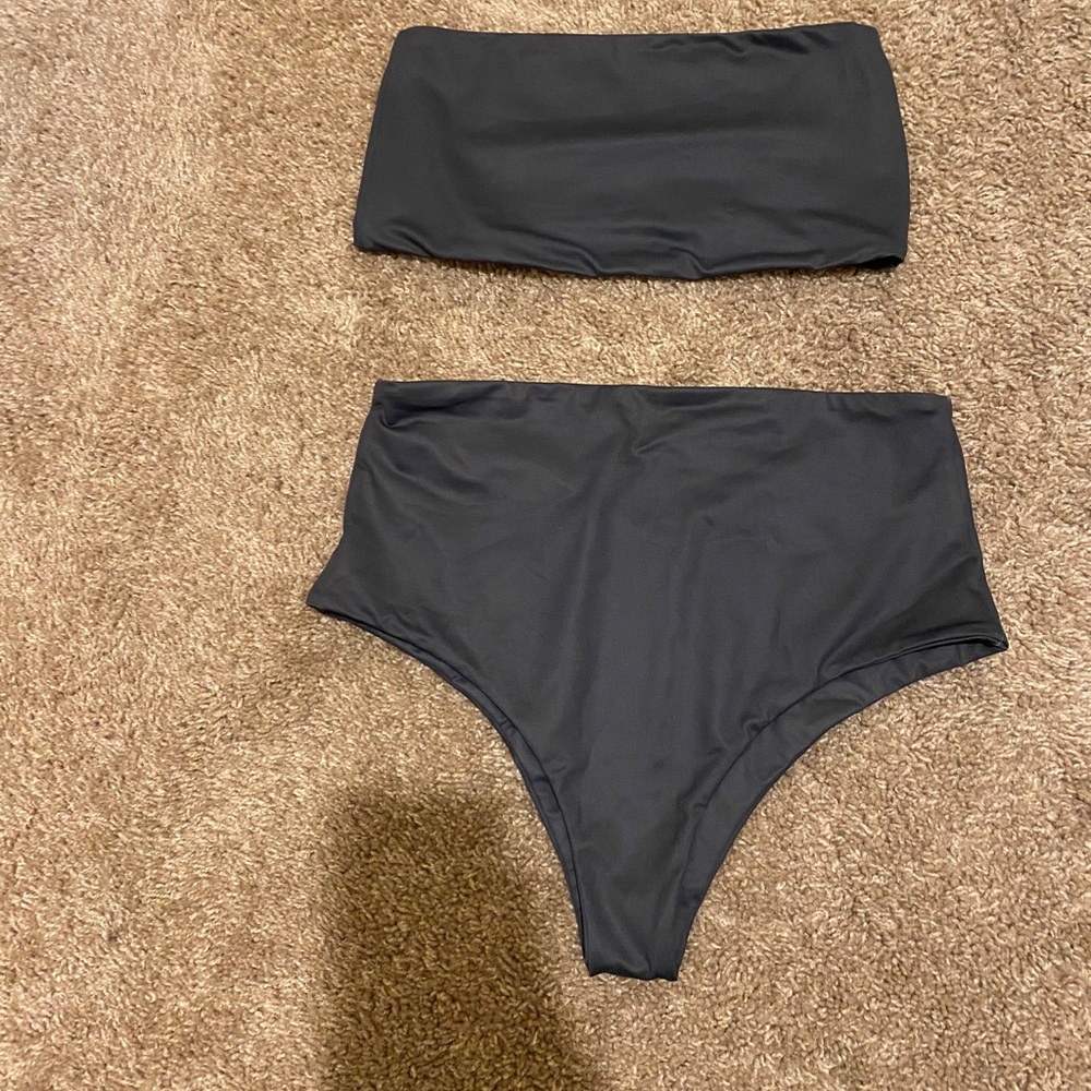 Wave babe swim wear high waisted bikini